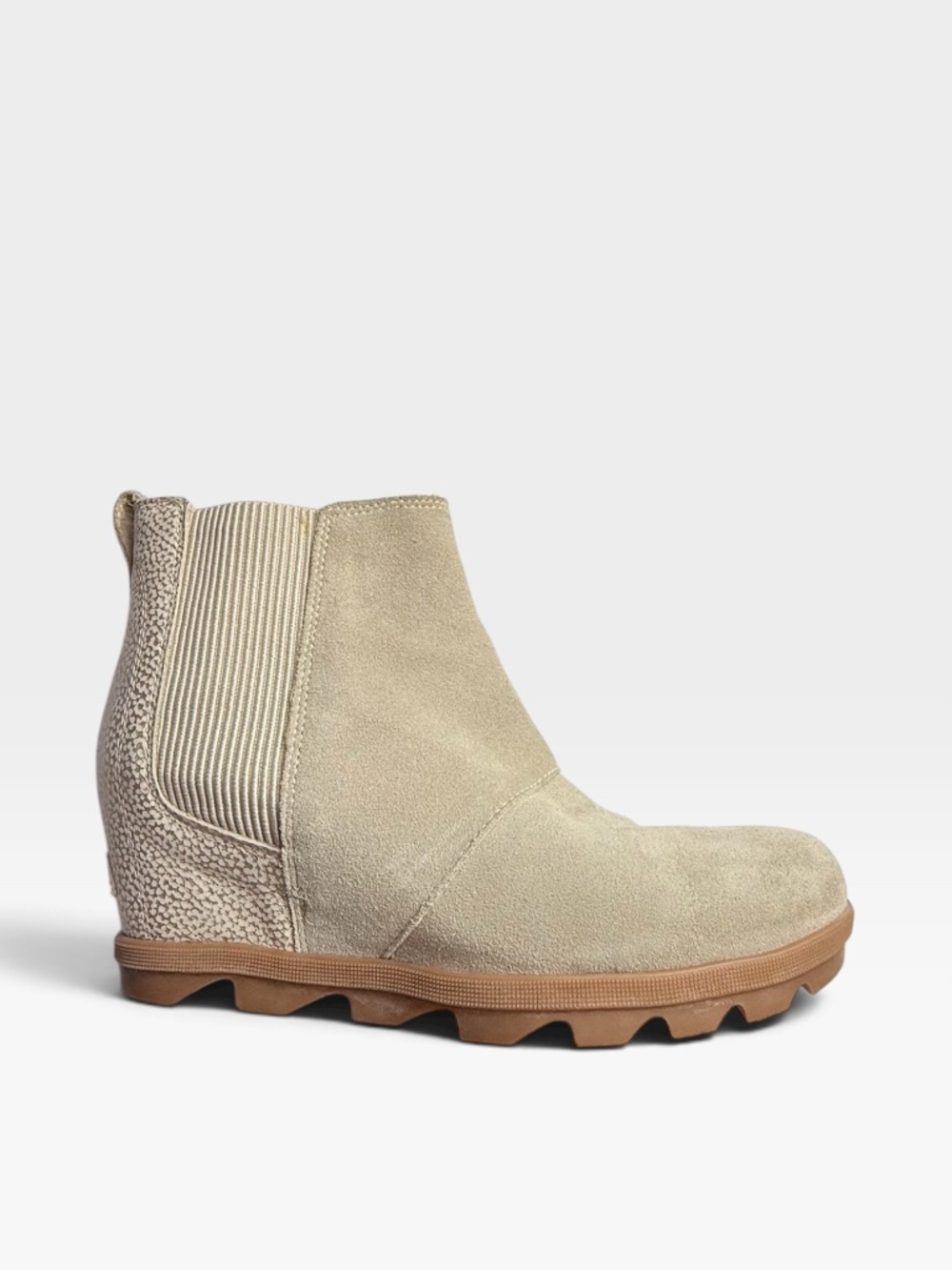 Sorel Joan of Arctic Wedge II Chelsea Boot Women's Size 11 Suede Heel - Picture 7 of 16